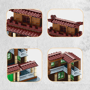 DIY Manual Building Villa Model Toys