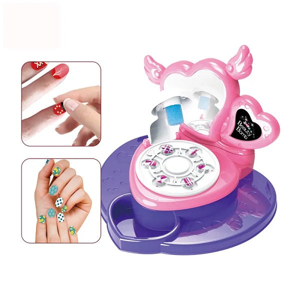 A set for manicure and pedicure with seals, children's cosmetics, a set