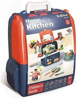 2 in 1 Kitchen Set for School Packing Bag