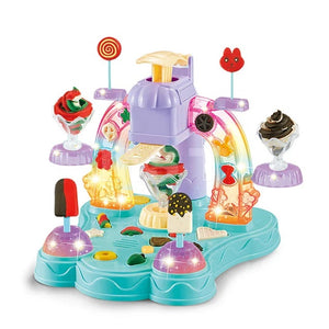 Colorful Ice Cream Modelling Clay Set With Music