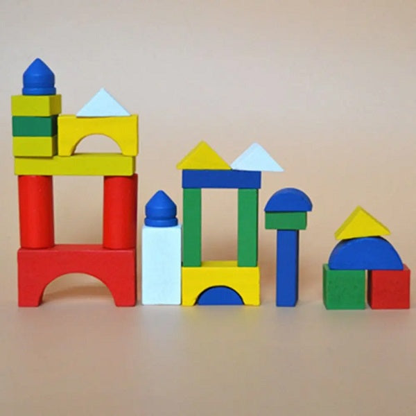 Mini Castle Wooden Building Blocks