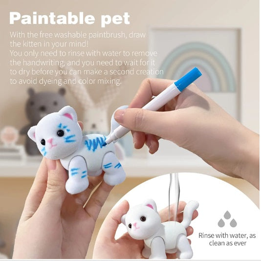 DIY Doll Playset Pet Care Toy Kit