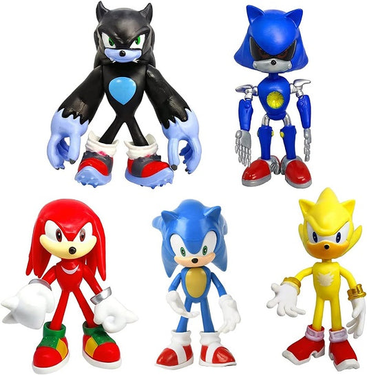 Pack of Cute Sonic Action Figures