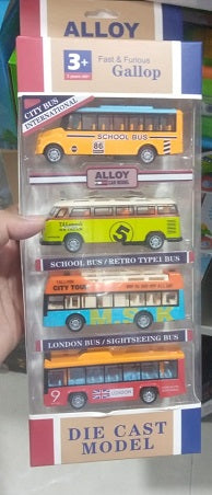 Pack Of Four Die Cast Car