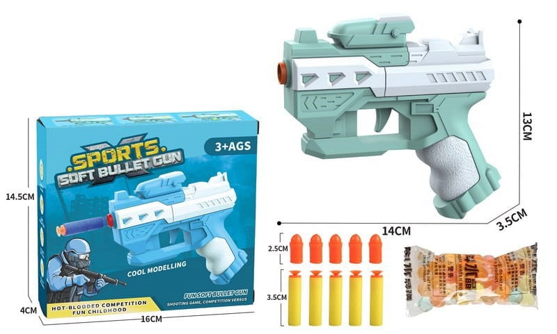SOFT BULLET GUN 3 IN 1 Toy
