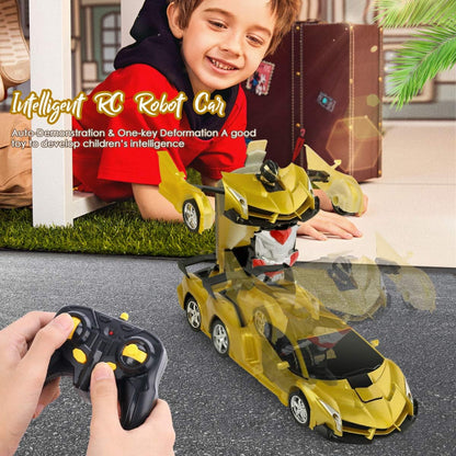 Remote Control Car Transforming Robot