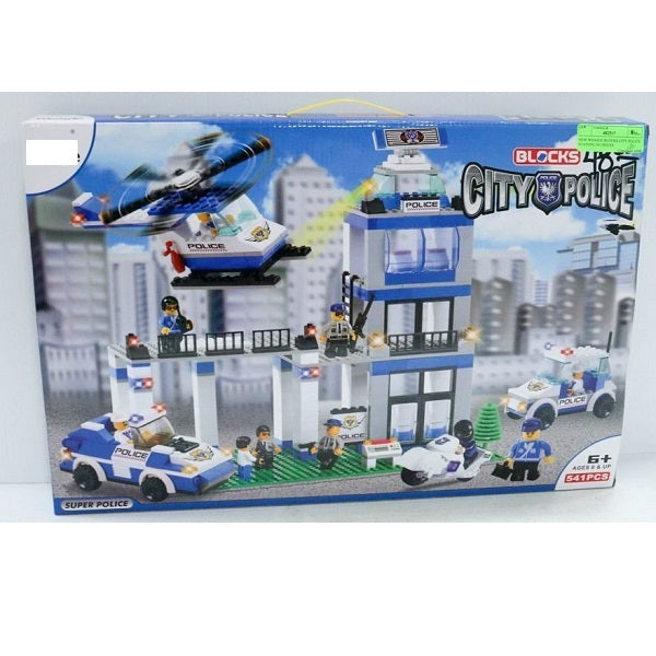 City Police Building Blocks Set