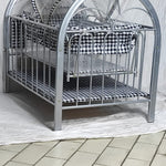 Metal baby bed