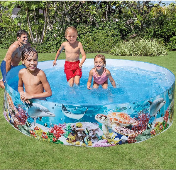 Deep Sea Blue Snap Set Swimming Pool