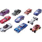 Hot Wheels Set of 10 Toy Cars & Trucks in 1:64 Scale