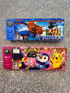 Spider Man & Pokemon Pencil Box