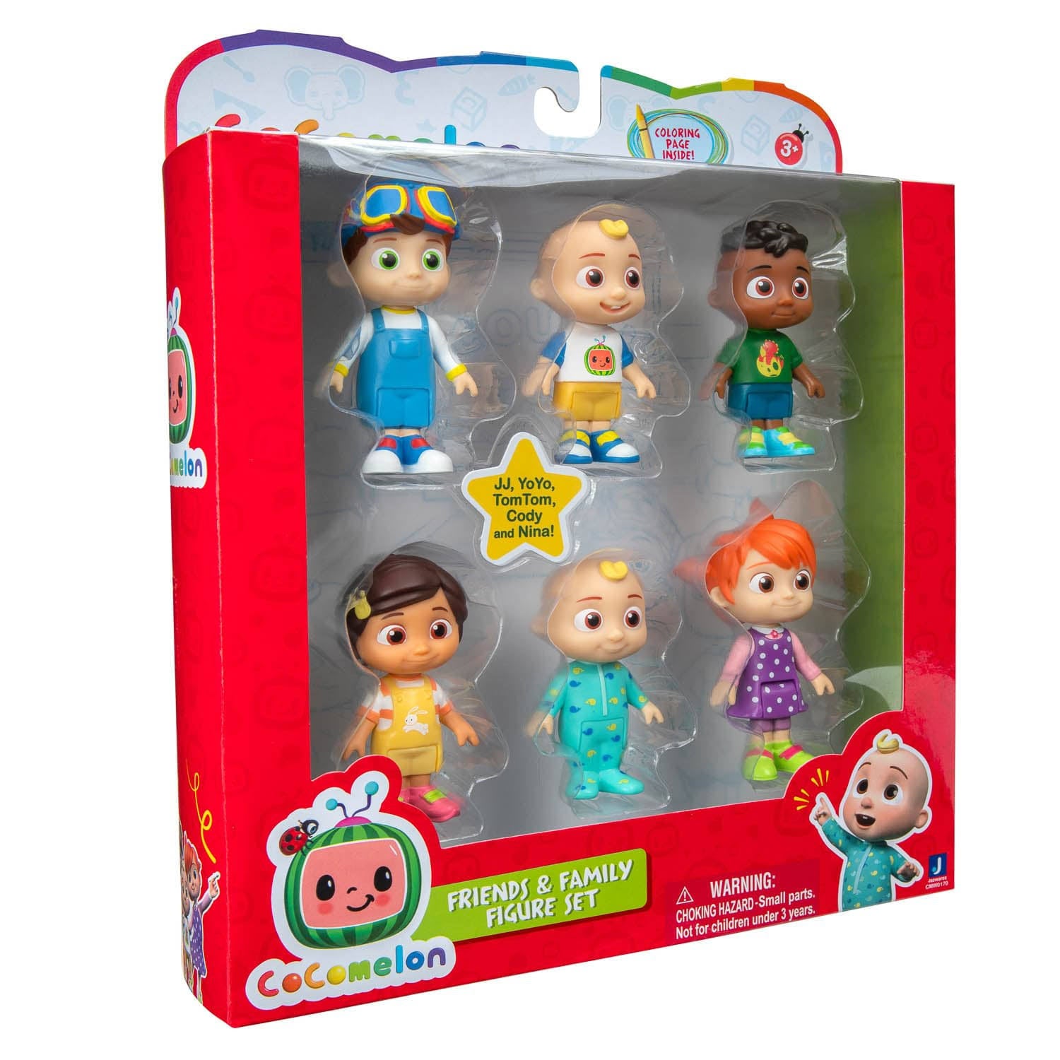 CoComelon Friends and Family Figures 6-Pack