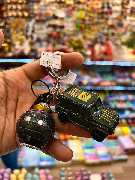 Metal Keychain Jeep Style