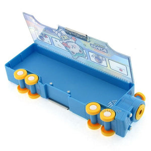 SpaceTrain Shaped Blue, Pencil Box