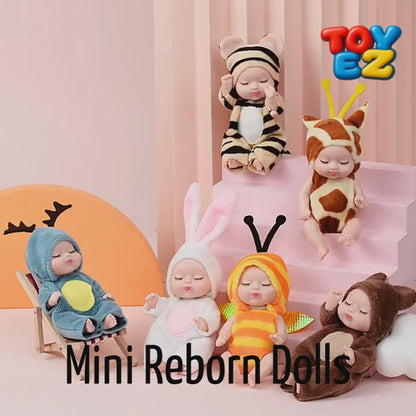 6 Mini Reborn Dolls