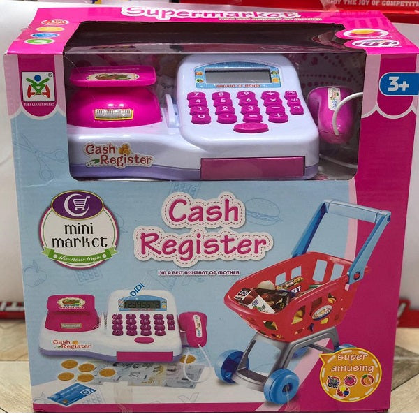 cash register toys with basket