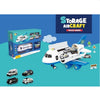 Airplane Toys with 4 Police Die-cast Toy Cars