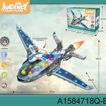 Electric Plane with Alloy Toy Cars Model Set with Light Music