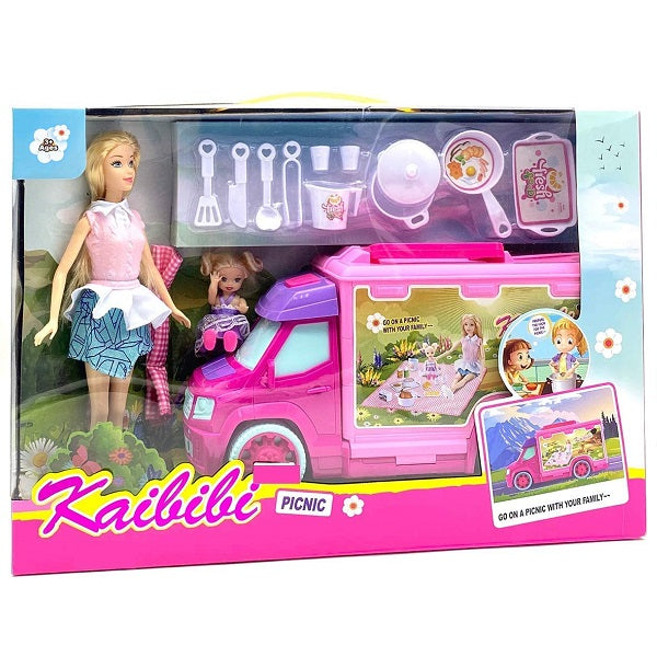 Picnic Doll With bus