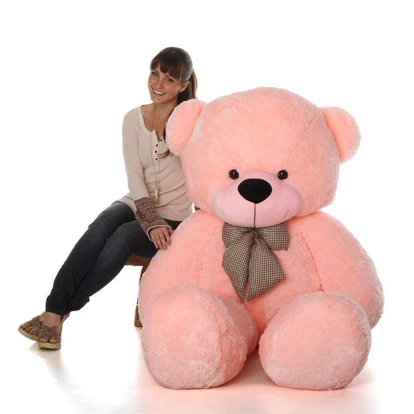 4 Feet Teddy Bear Pink Color