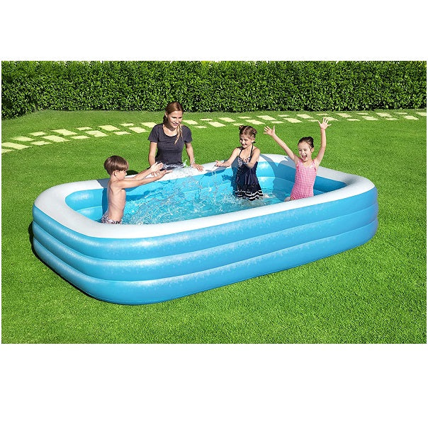 Blue Rectangular Pool