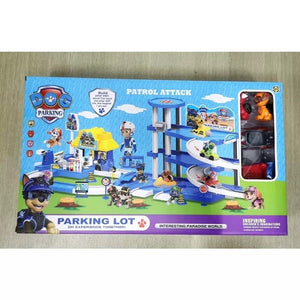 Paw patrol parking outlet lot playset