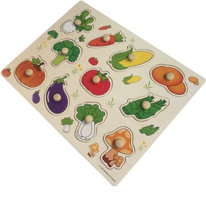 Early Educational Development Colorful Vegetables Puzzle