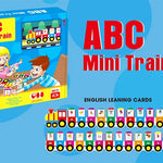 English Learning Card ABC Mini Train Puzzle Board Game