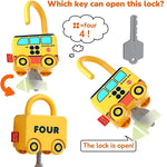 Lock and Key Car Toy Set