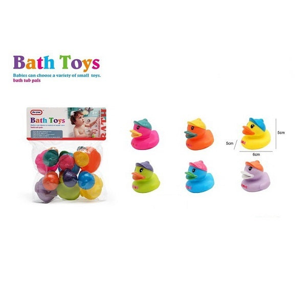 Soft Rubber Baby Bath Toy Set