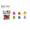 Soft Rubber Baby Bath Toy Set