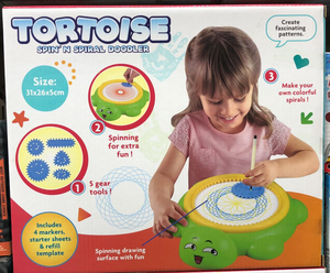 Tortoise spin'N Spiral doodler Spirograph Drawing toys