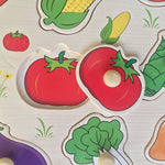 Early Educational Development Colorful Vegetables Puzzle