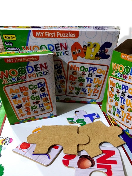 Wooden puzzle ABC  آ ب پ