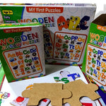 Wooden puzzle ABC  آ ب پ