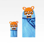 Animal Face Hooded Towel