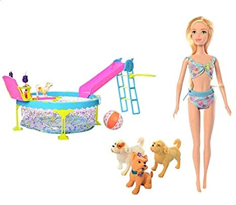 Sienna swimming pool doll & discount accessories set