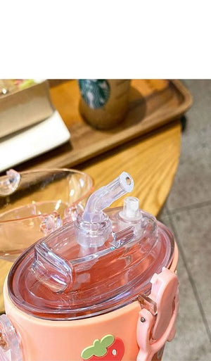 Water Bottle With Straw