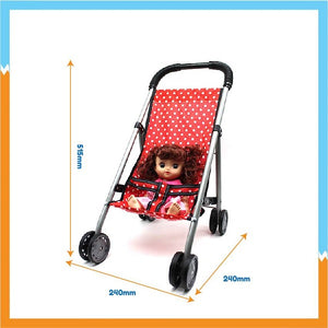 BABY DOLL TROLLEY PLAY SET WITH DOLL