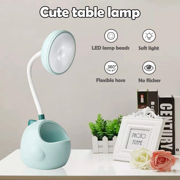 Flexible Led Table Lamp Desk Lamp With Pen Holder