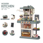 Role Kitchen Playset with Real Cooking and Water Boiling Sounds