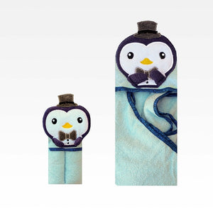 Animal Face Hooded Towel