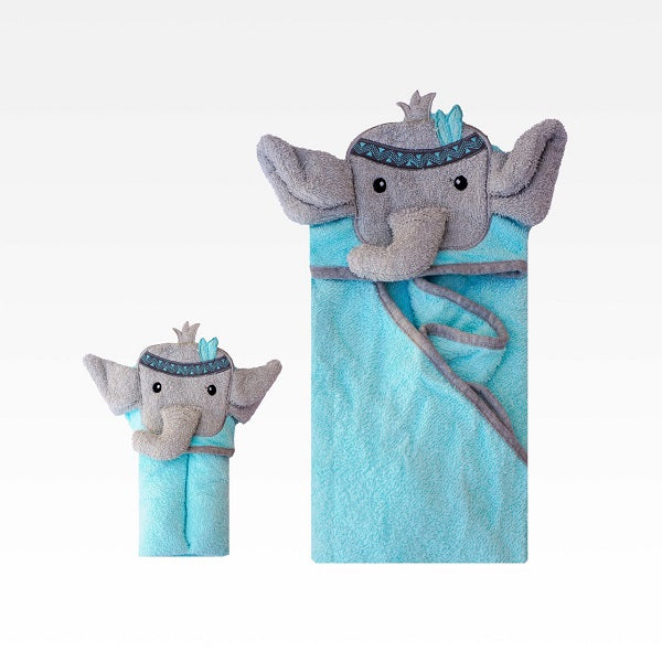 Animal Face Hooded Towel