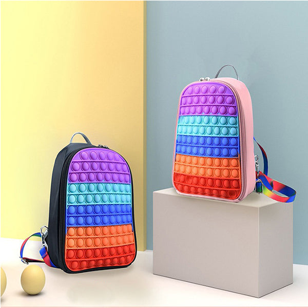 Silicone Pop It Backpack