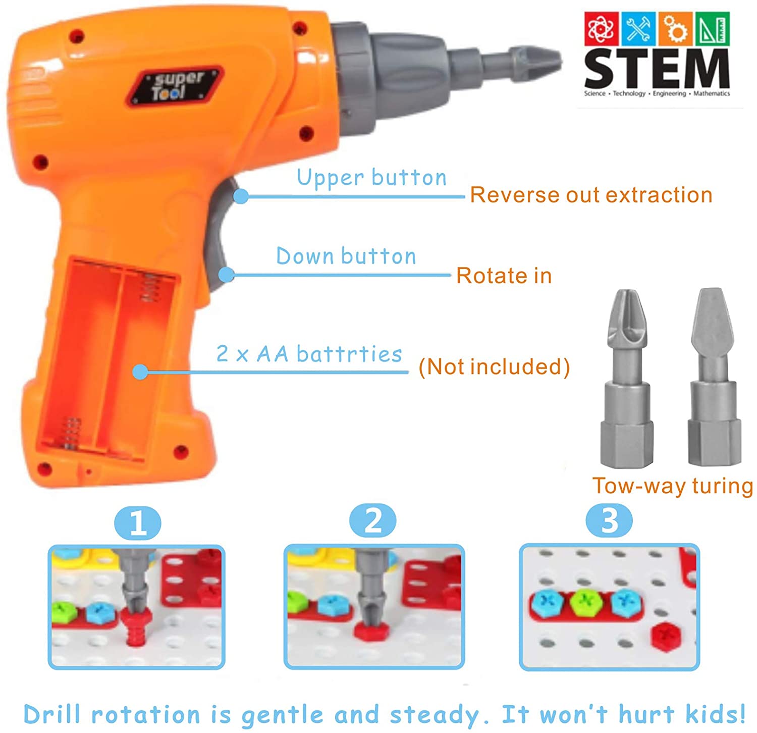 Drill Construction Toys , ToolBox