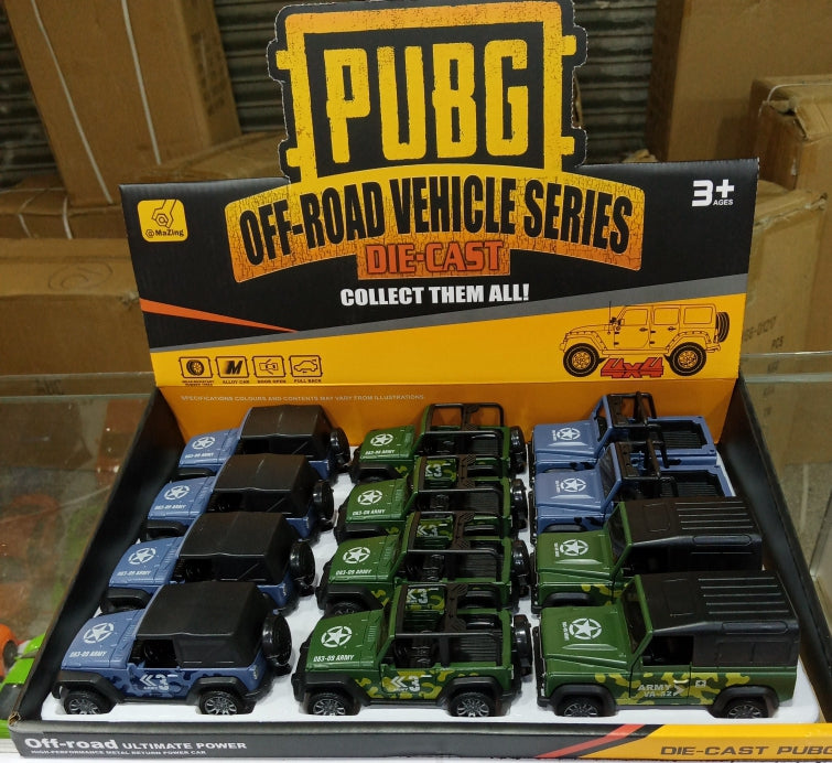 PUB-G Off road Vehicles Die cast