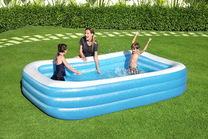 Blue Rectangular Pool