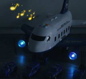 Storage Space Air plane With Light & Sound