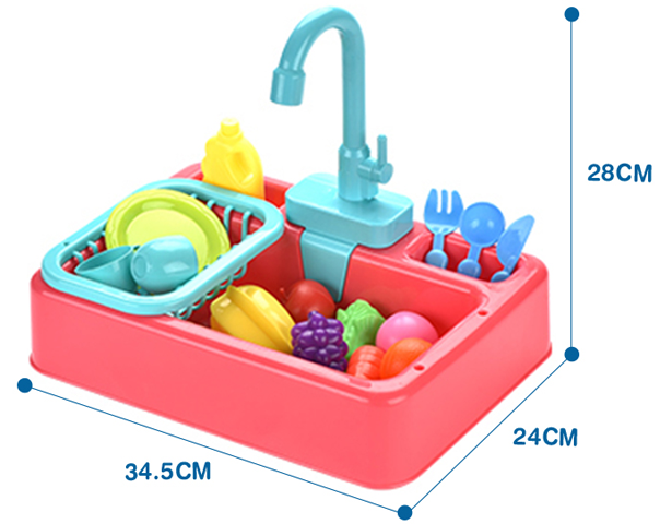 Kitchen Sink Toy with Running Water