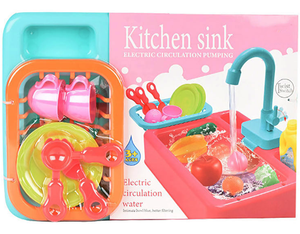 Kitchen Sink Toy with Running Water